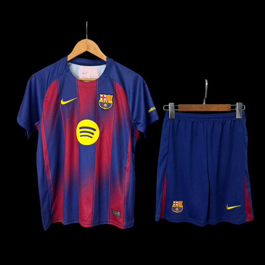 Barcelone Kids Maillot Domicile 25/26