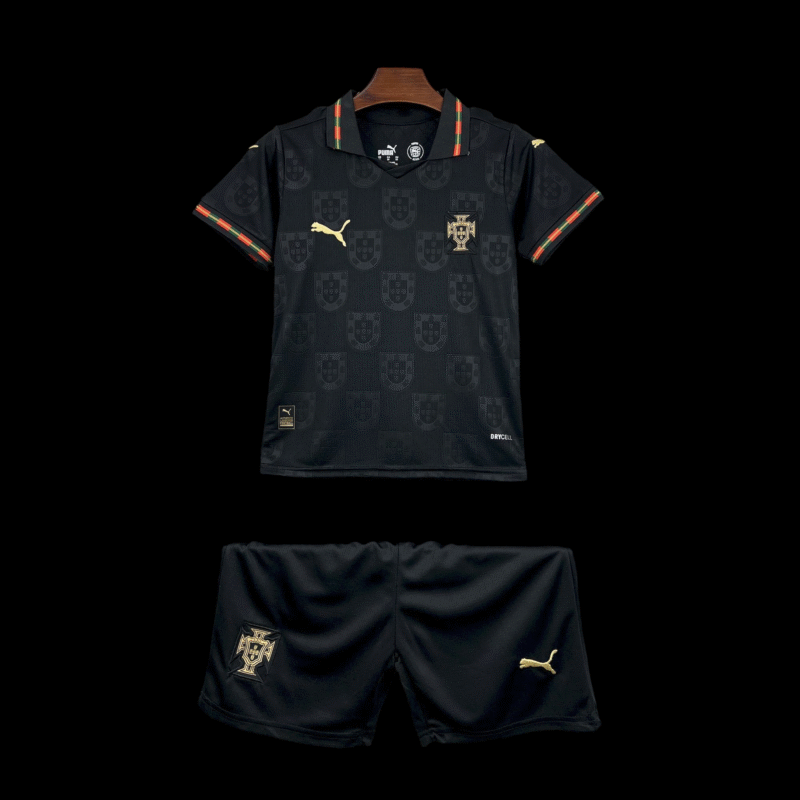 Portugal Kids Maillot Noir 26/27